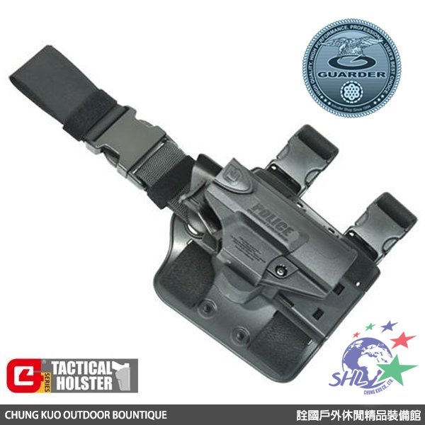 【詮國】GUARDER 警星 G4 V2版值勤用腿掛式防搶槍套/Walther PPQ 專用 /G4-PPQ(E)V2