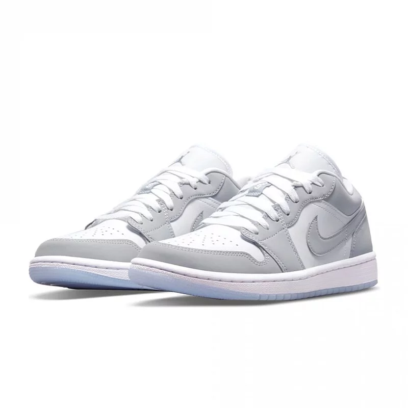 DSY-AIR JORDAN 1 LOW Wolf Grey 小Dior 質感灰白冰底女DC0774-105