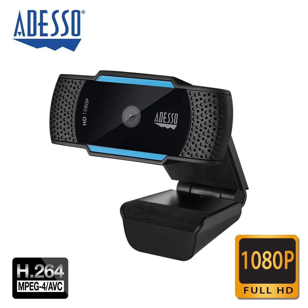 ADESSO艾迪索 網路攝影機 視訊鏡頭 H5 1080P 台灣製 自動對焦