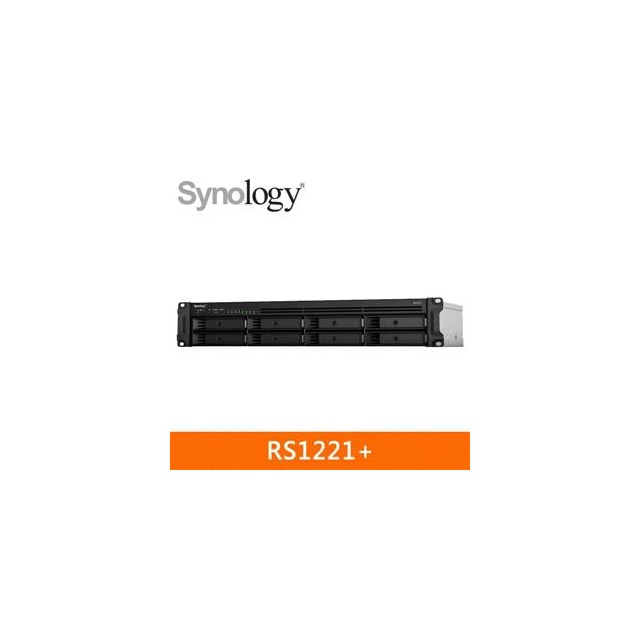 Synology RS1221+ 機架式網路儲存伺服器 (2U)