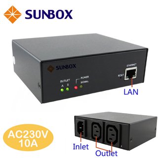 2埠AC230V網路電力控制器 (SPI-1502-2)