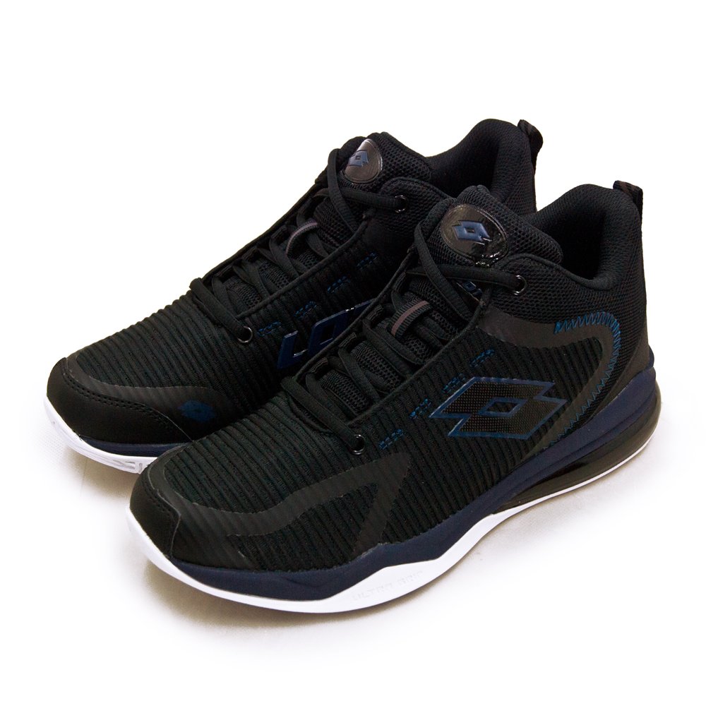 【LOTTO】專業避震氣墊籃球鞋 HYDRO系列 黑藍 2730 男