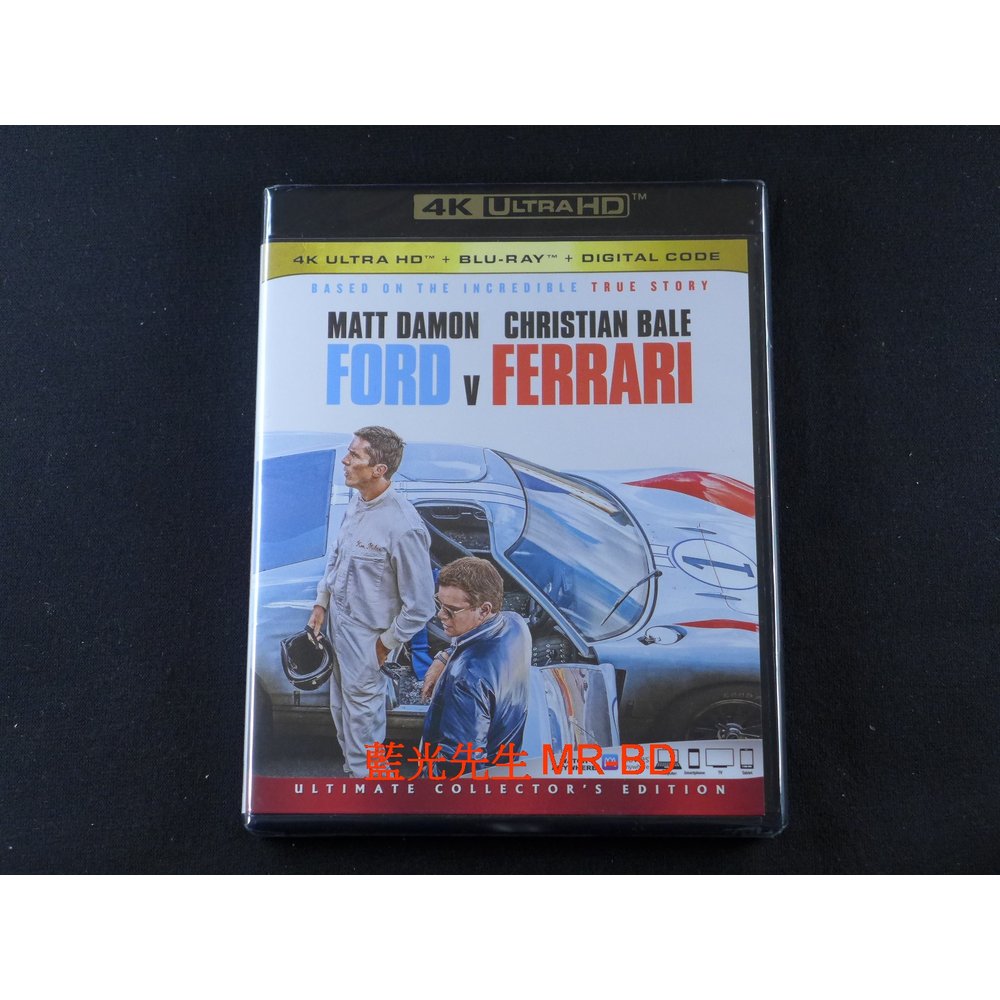 [藍光先生UHD] 賽道狂人 UHD+BD 雙碟限定版 Ford v Ferrari