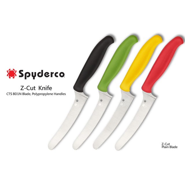 SPYDERCO Z-CUT BLUNT TIP 平刃水果刀 - #SPY K13系列