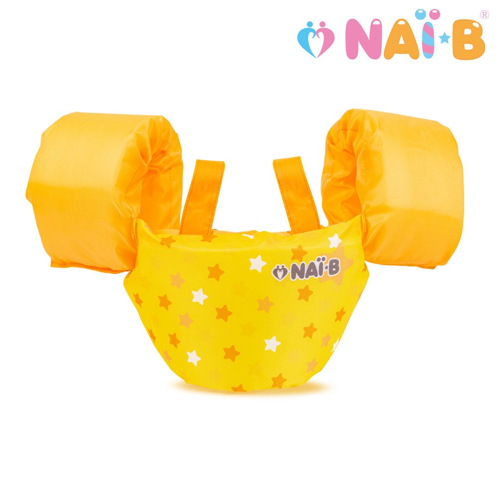 Nai-B 新版奈比兒童漂浮夾克（贈寶寶防曬霜）-點點黃