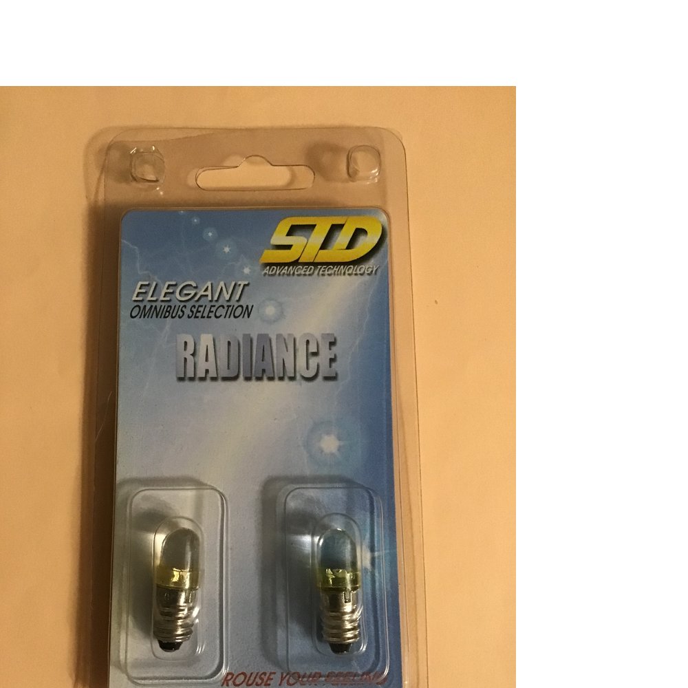 手電筒燈泡 T10x28mm E10 3V 1LED DPI晶片 高亮度 增亮&gt;30% 黃光 haoanlights STD