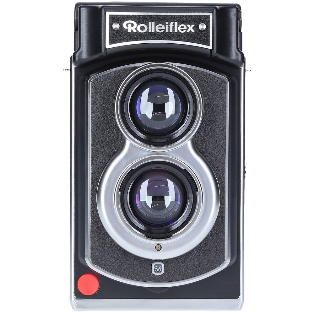 【刺點明室】Rolleiflex™ 聯名限量雙眼復古造型拍立得相機