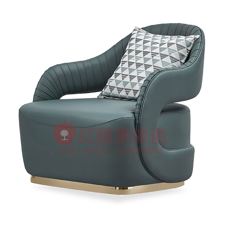 [紅蘋果傢俱] 現代 簡約 輕奢風 SZ-1617單椅 椅 休閒椅 躺椅 靠背椅 桌椅 椅子 客廳