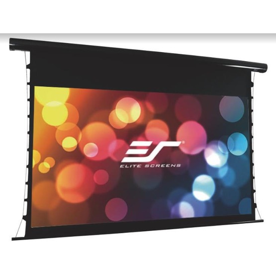 Elite Screens億立銀幕 120吋 16:9 頂級款電動張力幕(實品展示),4K劇院雪白SKT120UHW2-E20