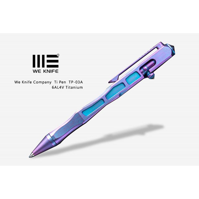 We Knife 一體鈦戰術筆(紫色電鍍鈦) - #WEKNIFE TP-03A