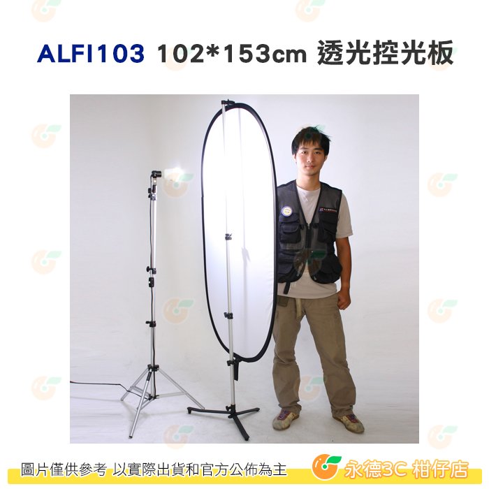 KEYSTONE ALFI103 102*153cm 透光控光板 公司貨 打光 吸光 補光 便攜 外拍 人像 棚拍