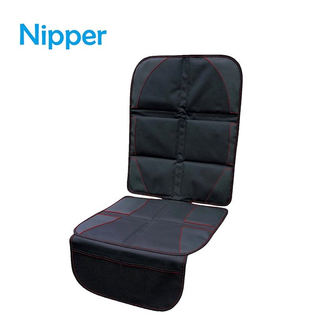 Nipper 汽座止滑保護墊 -高背加厚款 /汽車皮椅保護墊.汽車座椅防滑墊 (內含網格收納袋)
