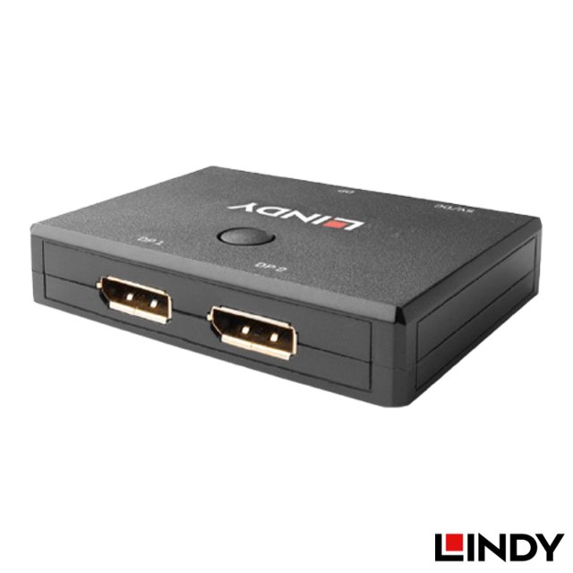 LINDY 林帝 DisplayPort 1.2 2埠 雙向切換器 (38414)