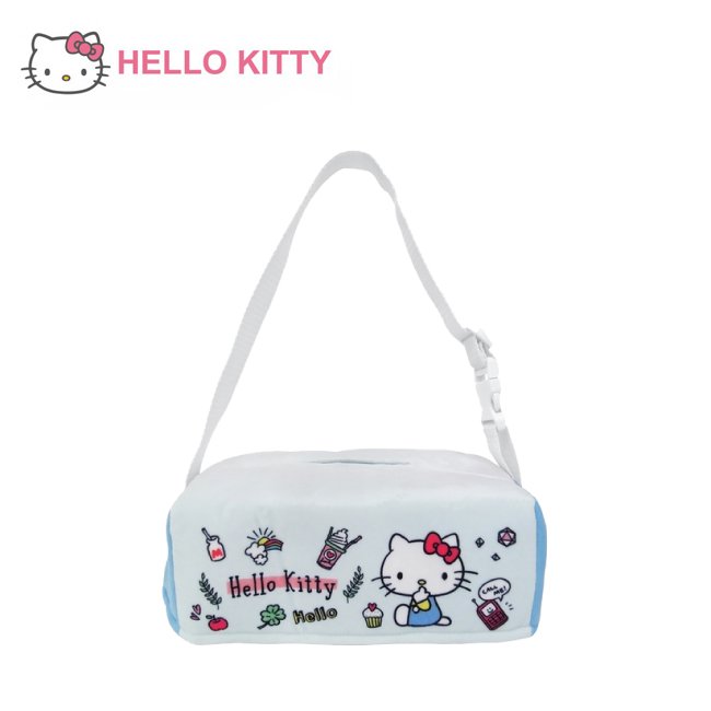 【旭益汽車百貨】KT女孩-面紙盒掛袋 HELLO KITTY凱蒂貓
