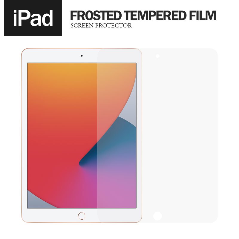 AG磨砂平板鋼化玻璃膜 蘋果 iPad 10.2吋 (2019/2020) 螢幕防護 保護貼 平板貼膜 防刮防爆防指紋
