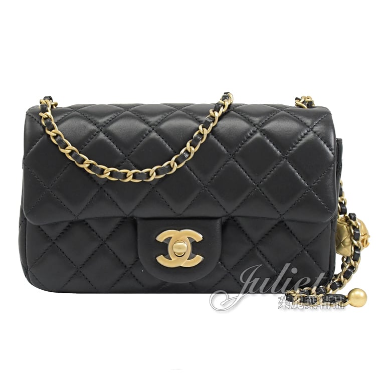 全新現貨優惠中】CHANEL AS1787 小羊皮菱格Mini Coco金球包.黑20CM現金價$149,000 - PChome 商店街