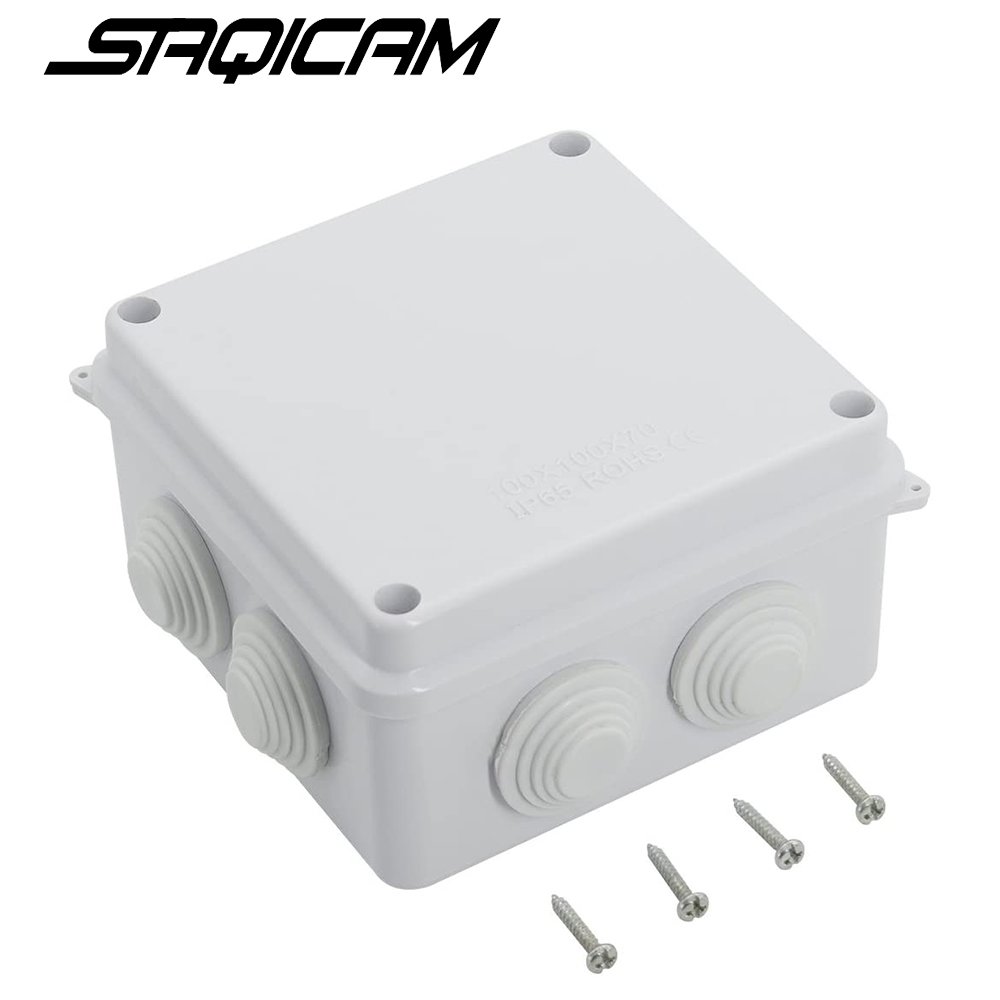 Saqicam 含稅開發票 監視器專用配線盒 電源防水盒 戶外攝影機線路收納盒