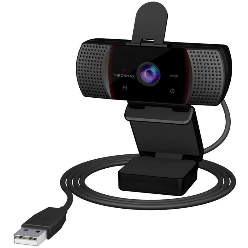 ☆唐尼樂器︵☆公司貨免運 thronmax x 1 網路攝影機 電腦視訊鏡頭 內置降噪麥克風 webcam