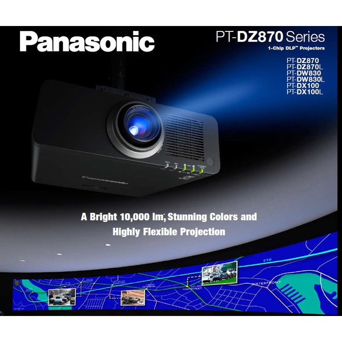 PANASONIC PT-DZ870 日本原裝投影機 8500 ANSI WUXGA ,公司貨3年保固.產地日本