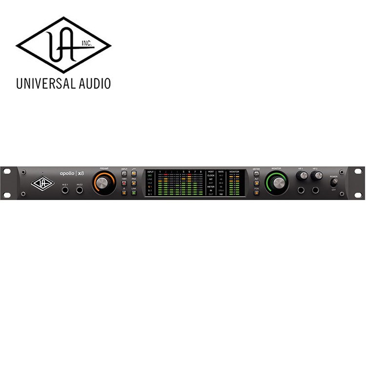 UNIVERSAL AUDIO Apollo x8 專業錄音界面 (內置3個Thunderbolt端口)