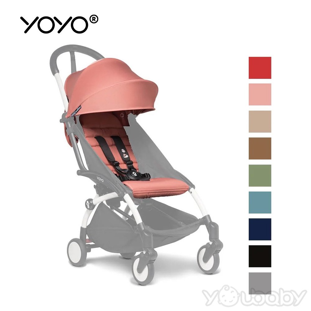 Stokke® YOYO® 輕量型嬰兒推車 顏色布件 (6m+) 坐墊 + 遮陽棚 (8色)
