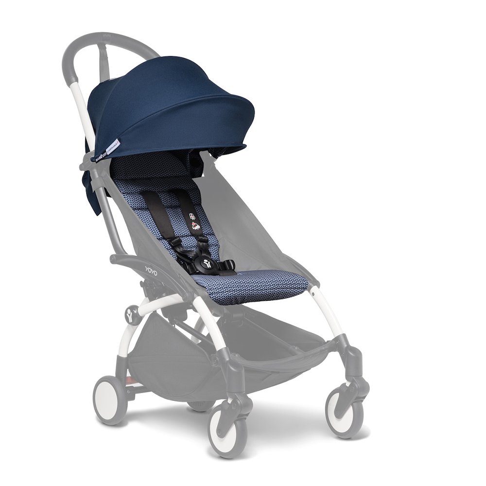 Stokke® YOYO® 輕量型嬰兒推車 顏色布件 法航藍 (6m+) 坐墊 + 遮陽棚
