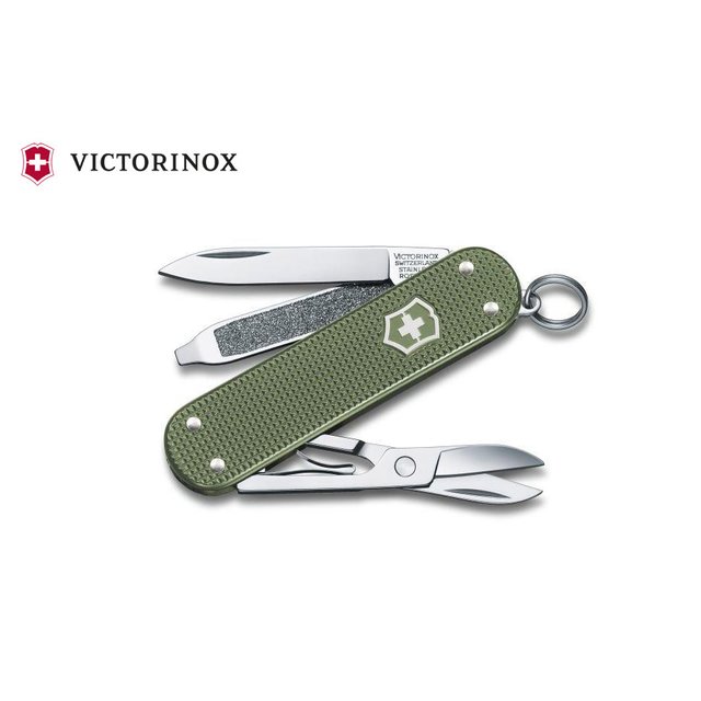 VICTORINOX 2017年限量CLASSIC ALOX-5功能瑞士刀(橄欖綠色) - #0.6221.L17