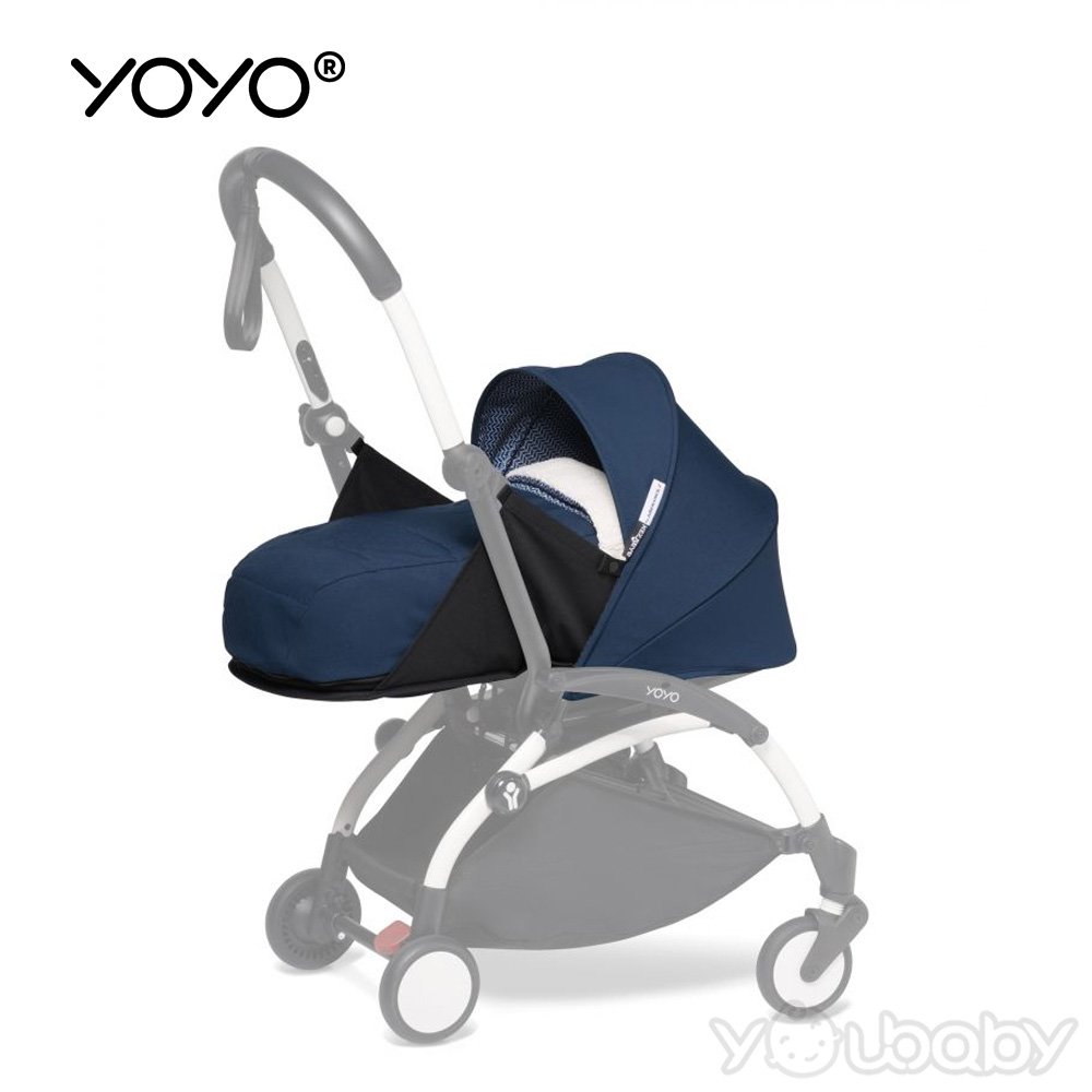 Stokke® YOYO® 輕量型嬰兒推車 (0+) 新生兒套件 法航藍 (不含雨罩 車架)