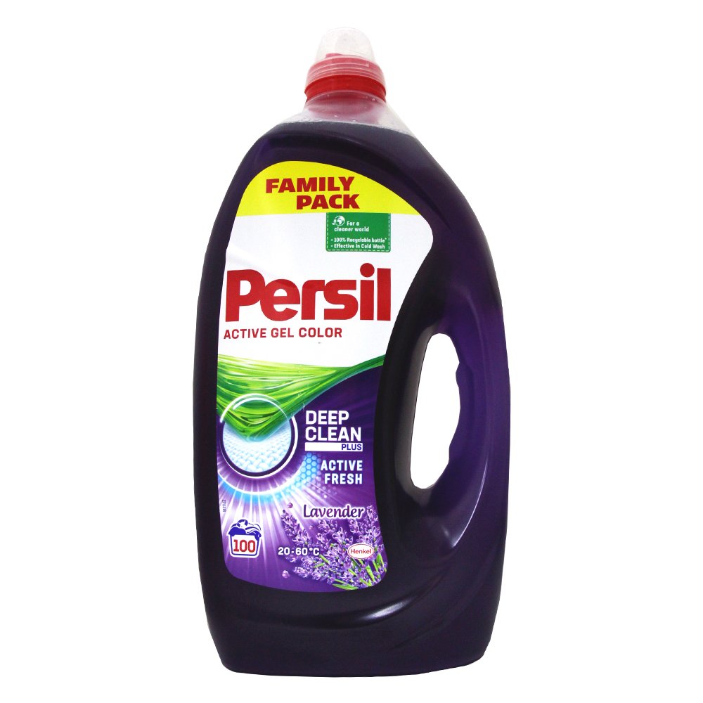 【易油網】PERSIL 超濃縮 100杯 薰衣草香 (紫色)高效能洗衣精 5L #08549