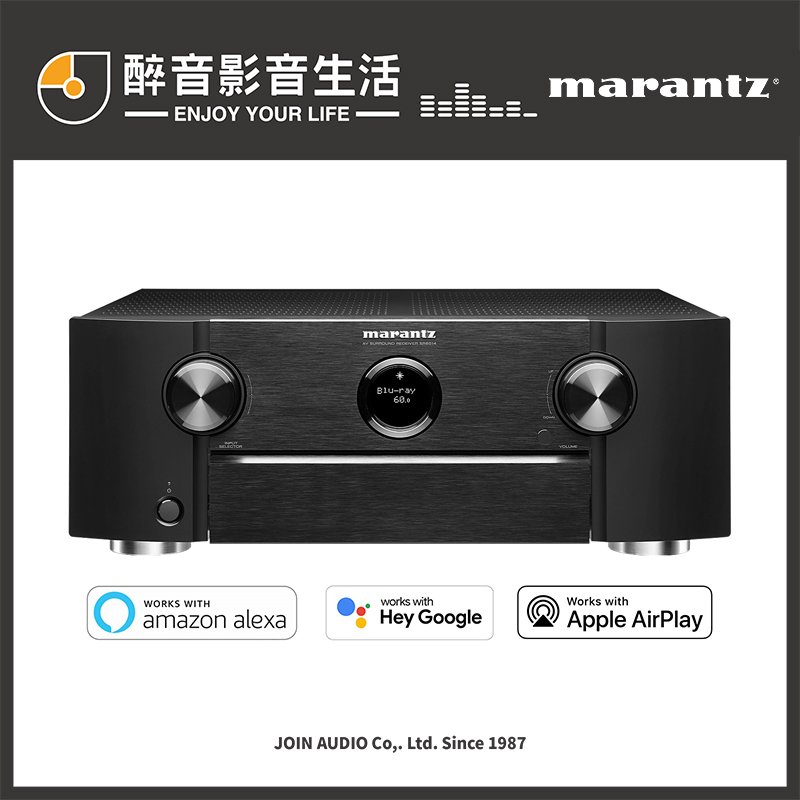【醉音影音生活】日本 Marantz SR6015 9.2聲道8K AV環繞擴大機.8K/4K/Dolby.台灣公司貨