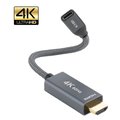 USB 3.1 Type-C(母) 轉 HDMI(公) 影音轉接器/高畫質4K轉接線