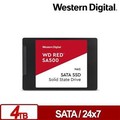 WD 紅標 SA500 4TB SSD 2.5吋NAS固態硬碟(台灣本島免運費)