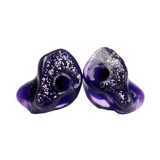 客製化耳機--耳道式--改造音樂耳機耳塞(紫色亮粉)