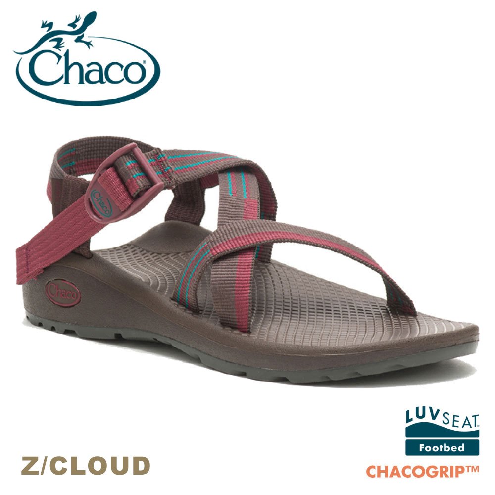 【CHACO 美國 女 Z/CLOUD涼鞋 標準款《千層巧克力》】CH-ZLW01HH08/運動涼鞋