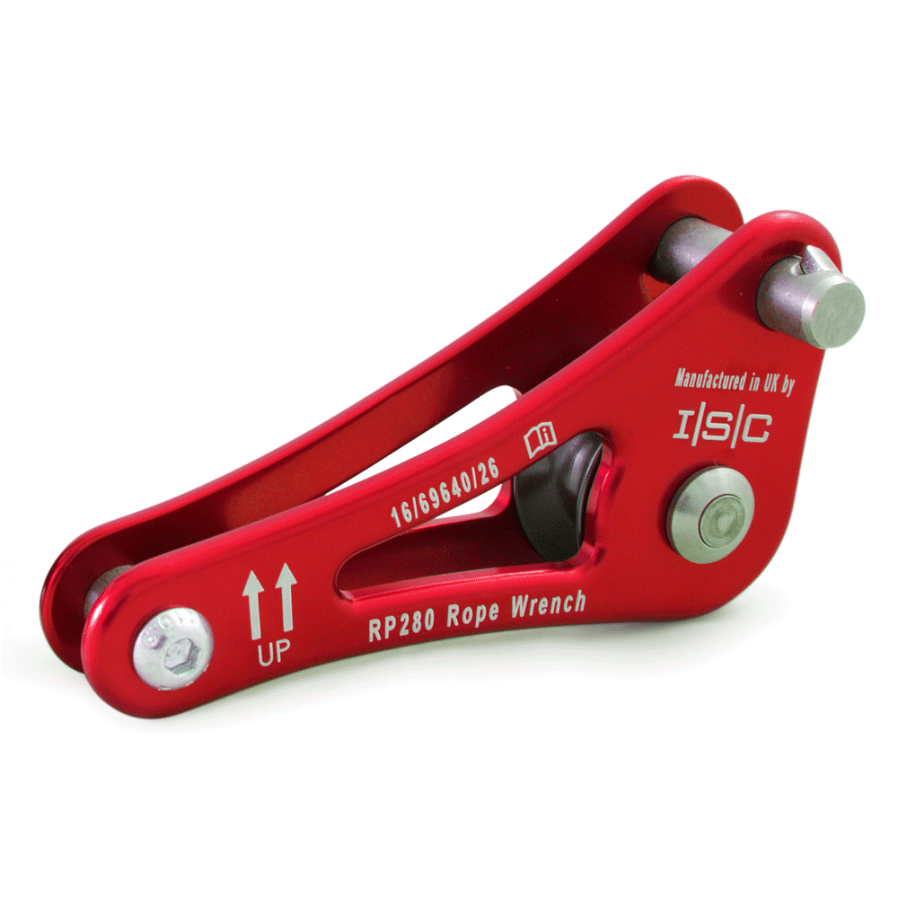 英國 ISC Rope Wrench 上升下降器滑輪/繩扳手 紅色