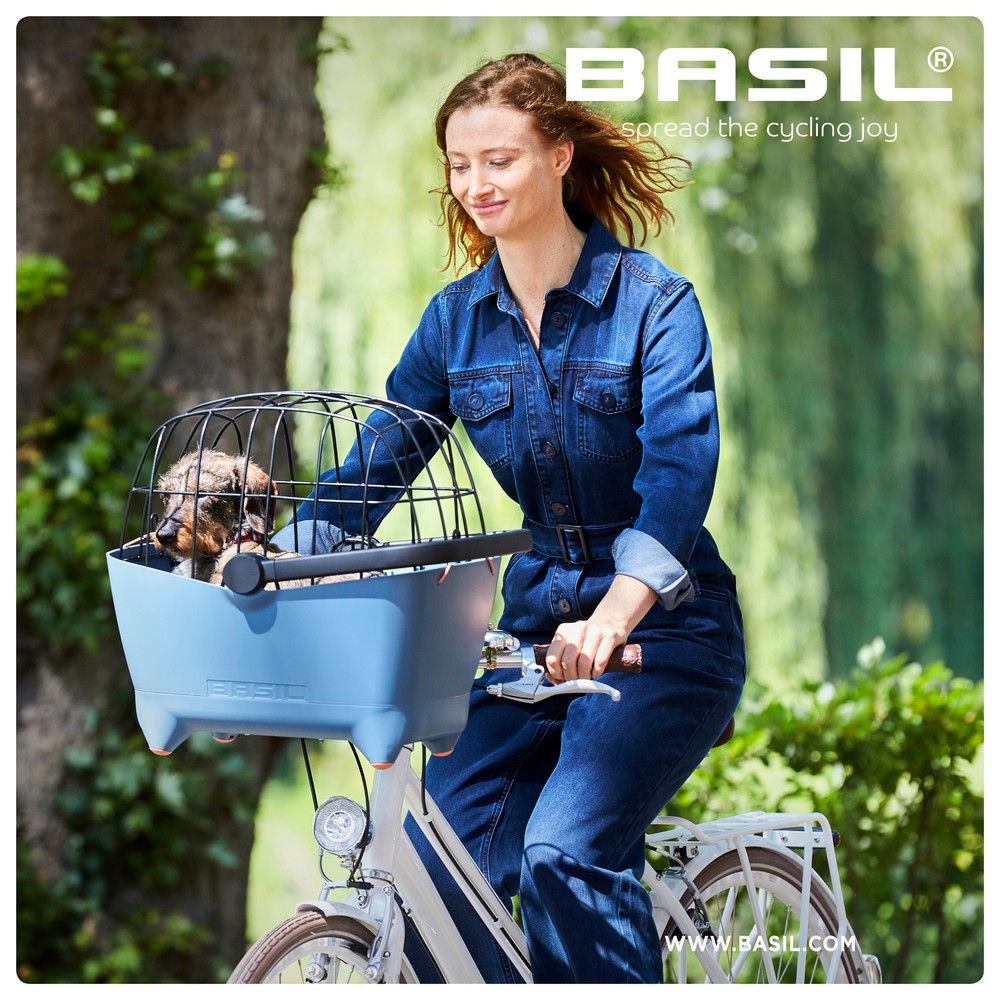Basil Buddy pet basket 荷蘭自行車寵物籃 (前)