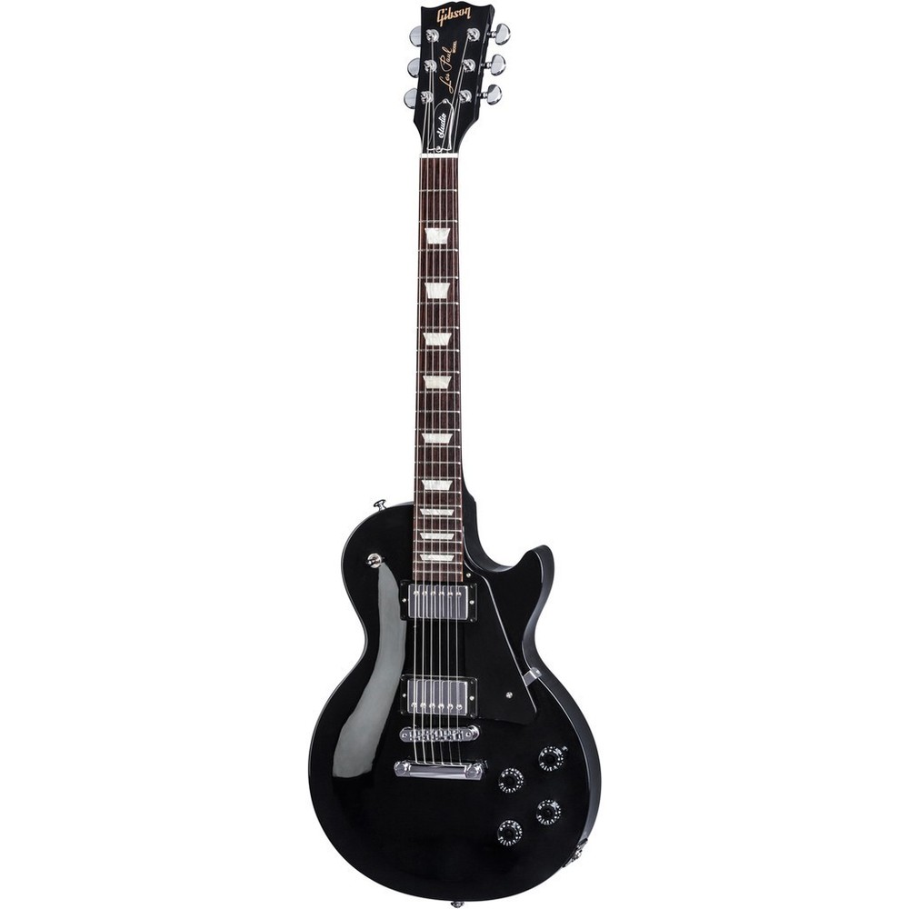 亞洲樂器 亞洲樂器 Gibson Les Paul Studio T 2017 Ebony 黑色 銀配飾 電吉他、美國製造、附贈 Gibson 電吉他硬盒/Case