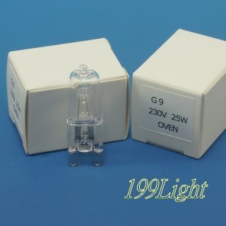 【199Light】鹵素燈泡 豆燈 JC 230V 25W G9 Oven 500° Halogen 烤箱 壁燈 檯燈 水晶燈