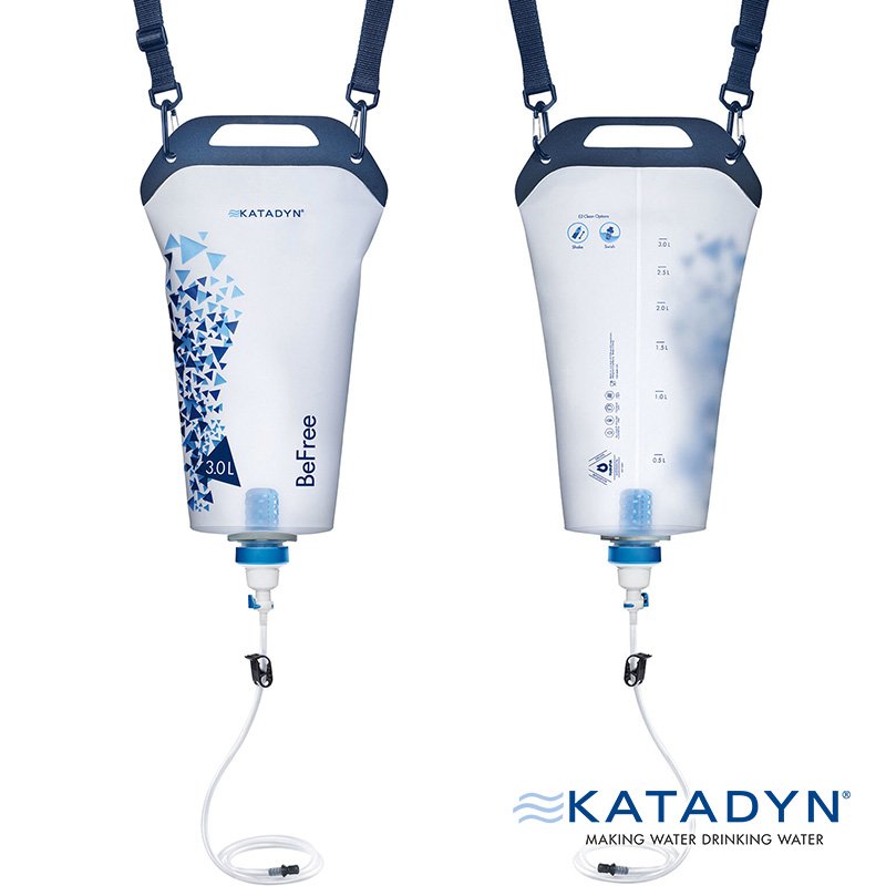 【KATADYN】BEFREE重力濾水器 3.0L 戶外 野餐 露營 登山 水壺 水杯 水袋 濾水 淨水 8020471