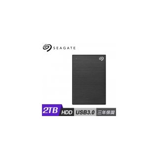 【Seagate 希捷】One Touch 2TB 行動硬碟 密碼版 黑色