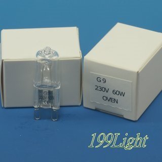 【199Light】鹵素燈泡 豆燈 JC 230V 60W G9 Oven 500° Halogen 烤箱 壁燈 檯燈 水晶燈