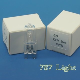 【787Light】鹵素燈泡 豆燈 JC 230V 25W G9 Oven 500° Halogen 烤箱 壁燈 檯燈 水晶燈