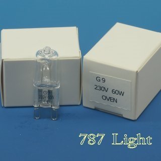 【787Light】鹵素燈泡 豆燈 JC 230V 60W G9 Oven 500° Halogen 烤箱 壁燈 檯燈 水晶燈