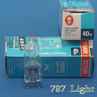 【787Light】鹵素豆燈 歐司朗 OSRAM 66840 230V JC 40W G9 Halogen 壁燈 水晶燈 檯燈