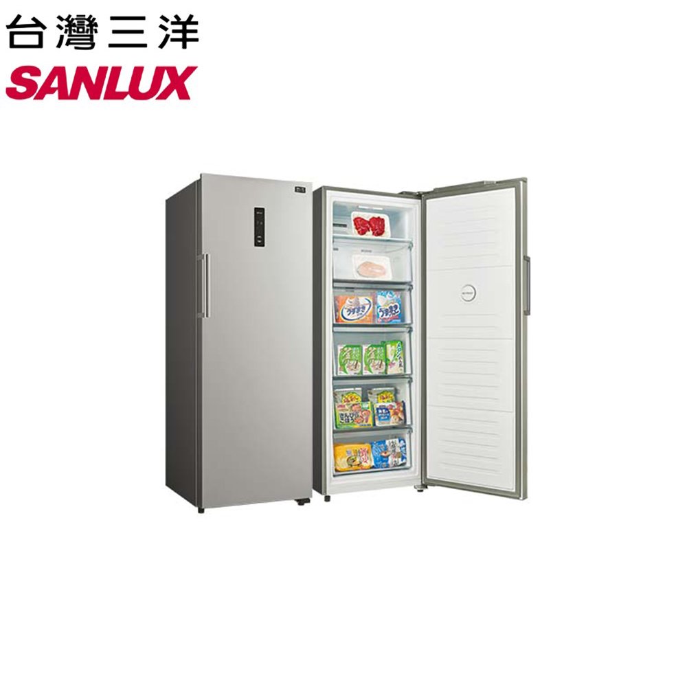 吉灃家電~SANLUX台灣三洋 SCR-V240F 240 公升 變頻 無霜 直立式 冷凍櫃