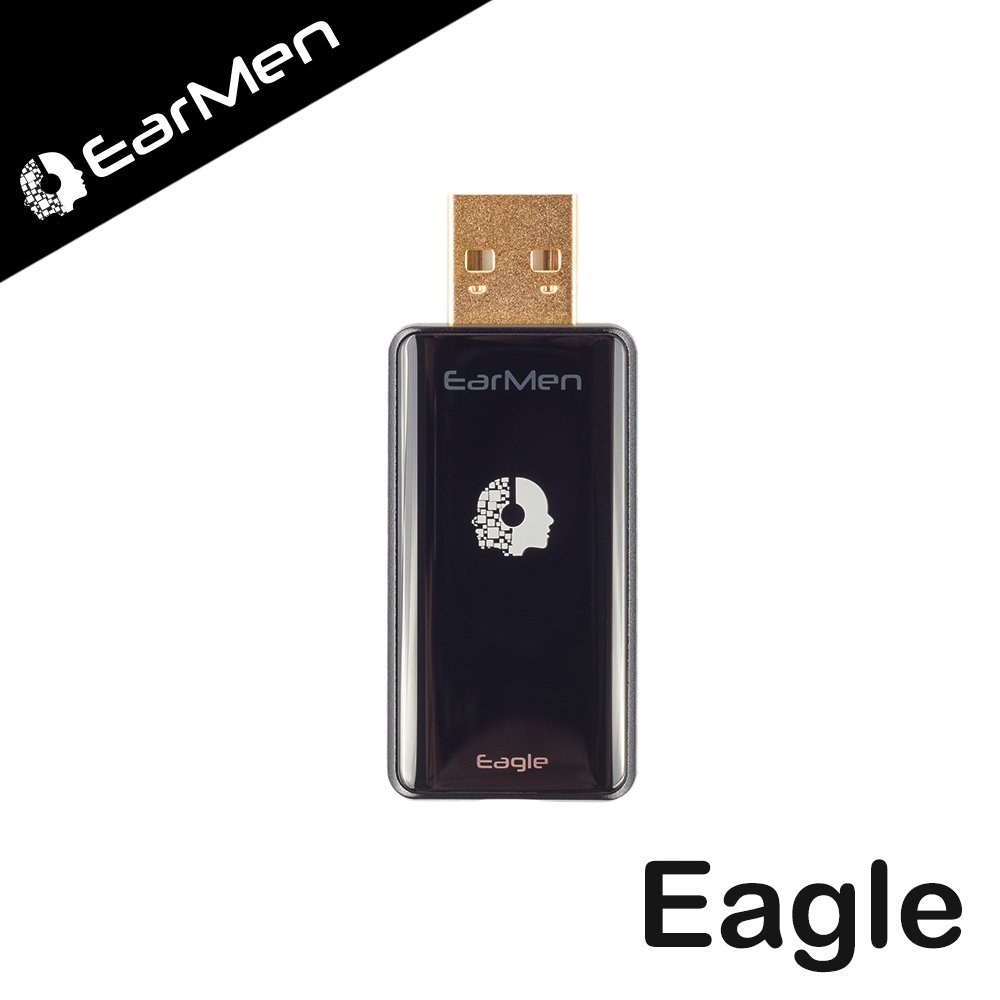 HowHear代理【EarMen Eagle 迷你型USB DAC解碼音效卡】歐洲製造/ESS USB DAC解碼晶片/隨插即用/兼容iPhone/Android/MacOS/Windows