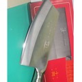 水里菜刀王 一支中式廚刀料理刀尖的鐵柄片刀 特價可以輕鬆剁雞鴨魚肉可以切魚切肉切菜很立歐白鐵不繡鋼日本三合鋼