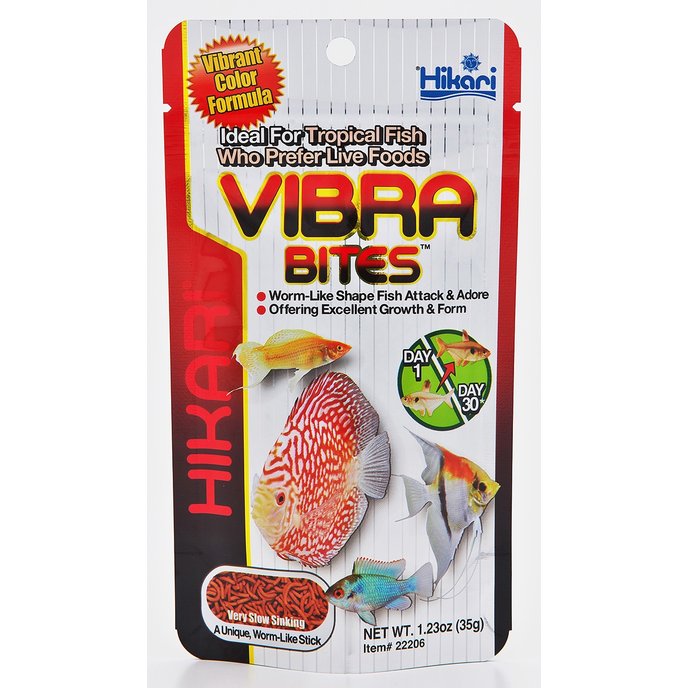 【HIKARI高夠力】Vibra Bites 熱帶魚蟲型飼料 35g