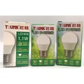 [樂克斯]LED 壯格 1.1W 3W 5W 燈泡 CNS認證 省電節能 白光 黃光 球泡 小夜燈