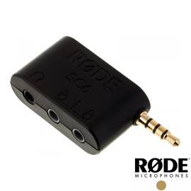 【RODE】3.5mm 雙TRRS to TRS 轉接線 SC6 (公司貨)